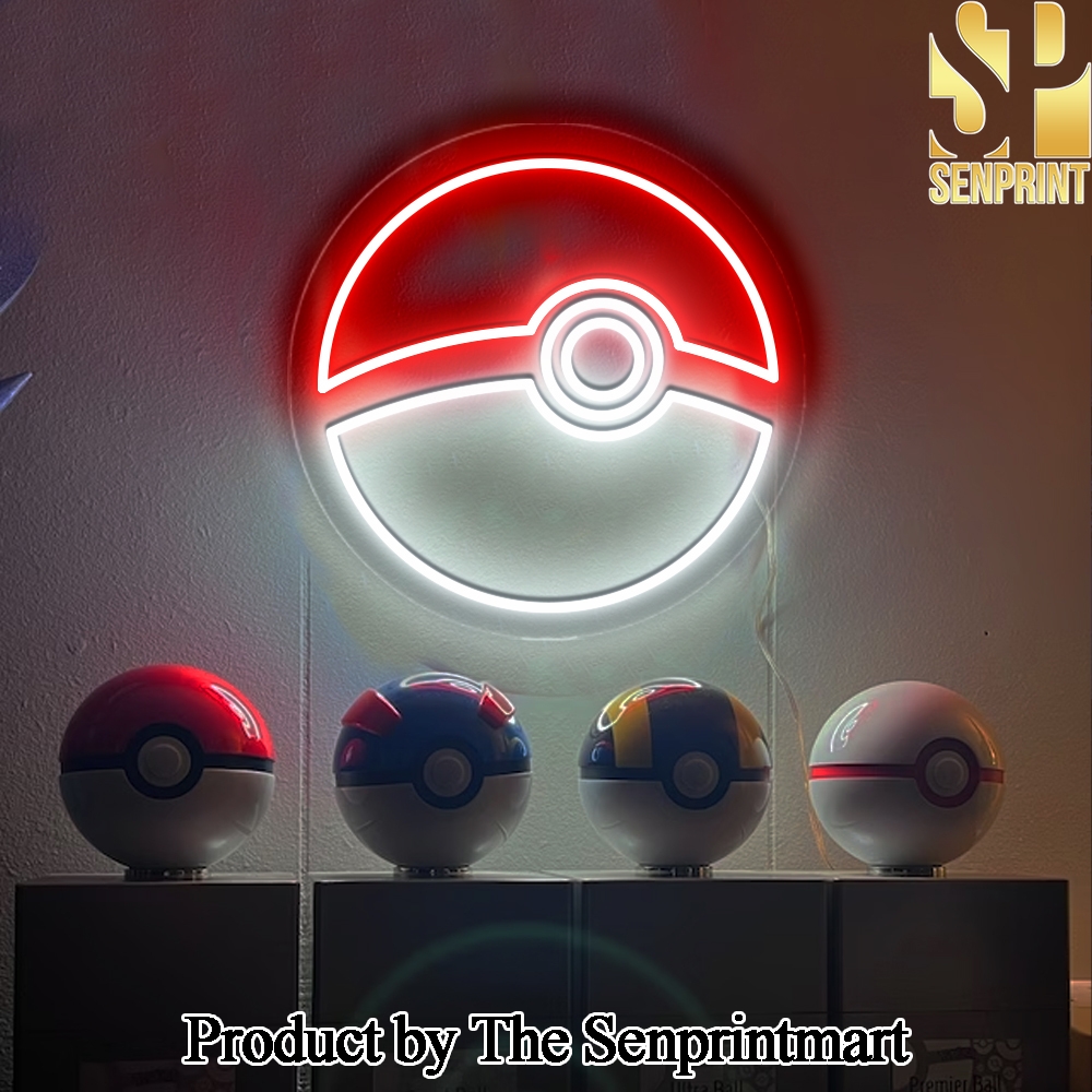 Pokeball Gift Ideas Neon Led Sign SEN1725