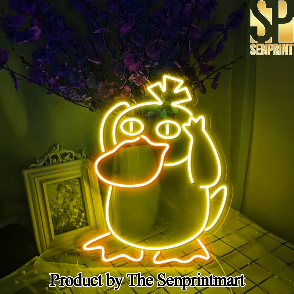 Pokemon Psy Duck Furniture Decor Neon Led Sign SEN1765