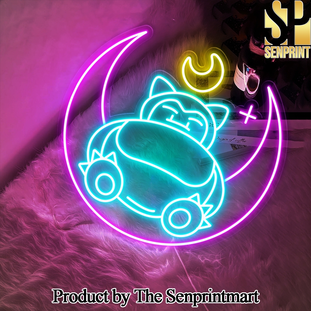 Snorlax Furniture Decor Neon Led Sign SEN1729