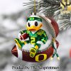 Oregon Ducks Gift Ideas Full Printed Christmas Figurine Ornaments SEN1268