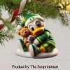 Oregon Ducks Gift Ideas Full Printing Christmas Figurine Ornaments SEN1362