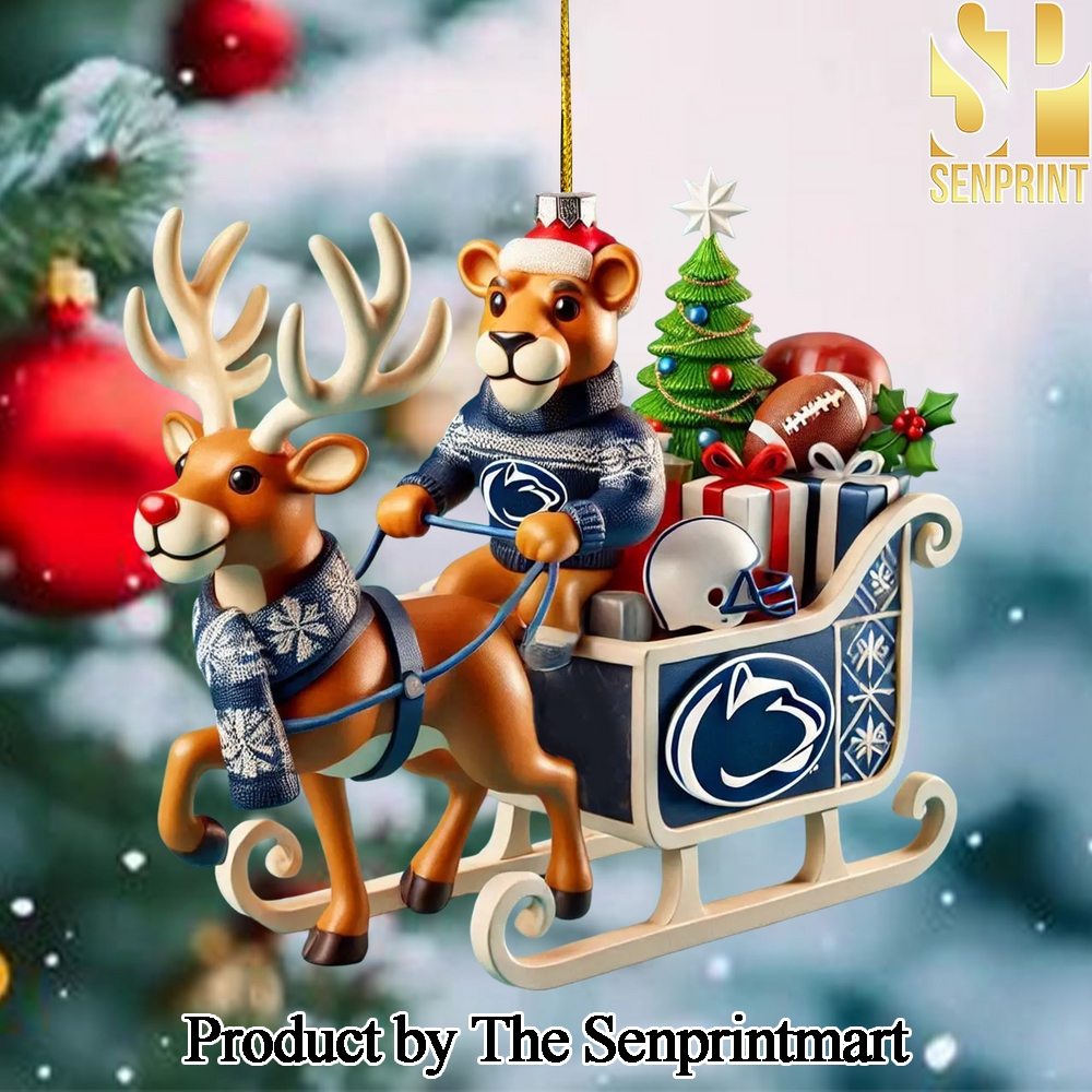 Penn State Nittany Lions For Fan All Over Print Christmas Figurine Ornaments SEN1310