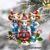 Rhode Island Rams For Fans 3D Christmas Figurine Ornaments SEN1113