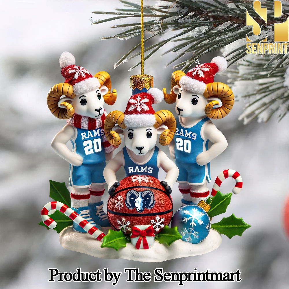 Rhode Island Rams For Fan Full Printing Christmas Figurine Ornaments SEN1114