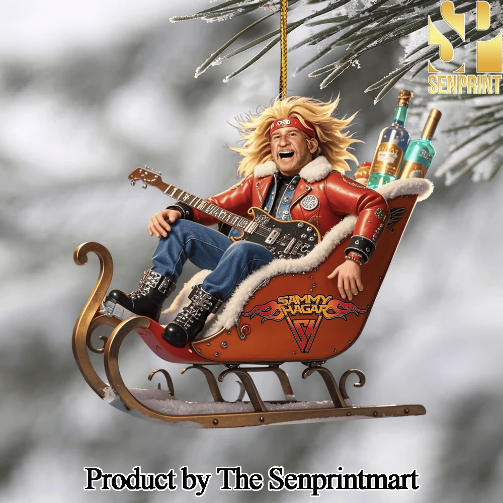 Sammy Hagar For Fans All Over Printed Christmas Figurine Ornaments SEN1329