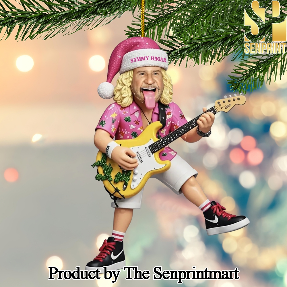 Sammy Hagar Gift Ideas Full Printing Christmas Figurine Ornaments SEN1330