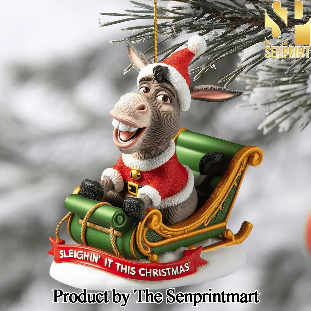 Shrek Movie Gift Ideas All Over Printed Christmas Figurine Ornaments SEN1271