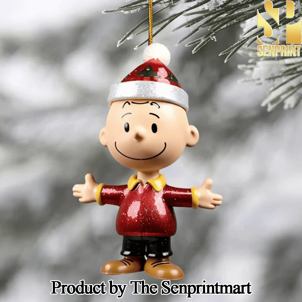 Snoopy and Charlie Brown For Fan All Over Print Christmas Figurine Ornaments SEN1166