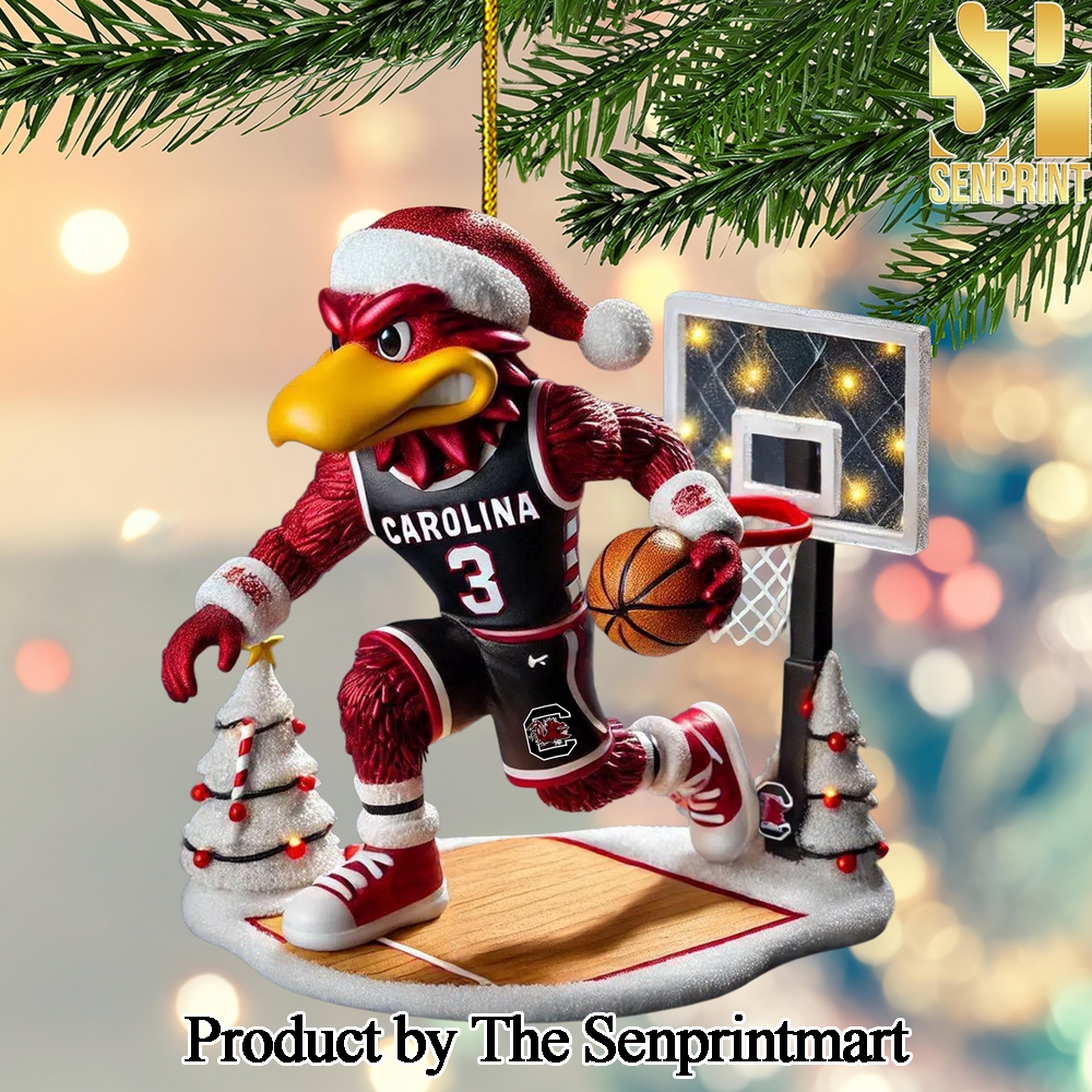 South Carolina Gamecocks Gift Ideas 3D Christmas Figurine Ornaments SEN1221