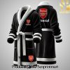 Arsenal Football Club For Fans All Over Printed Bathrobe