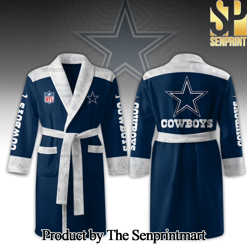 Dallas Cowboys All Over Print Classic Bathrobe SEN2327