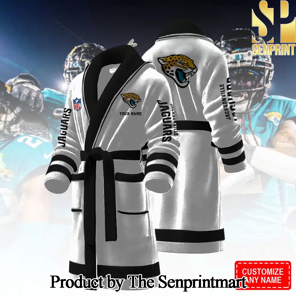 Jacksonville Jaguars For Sport Fan All Over Printed Bathrobe