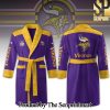 Minnesota Vikings For Sport Fan All Over Printed Bathrobe