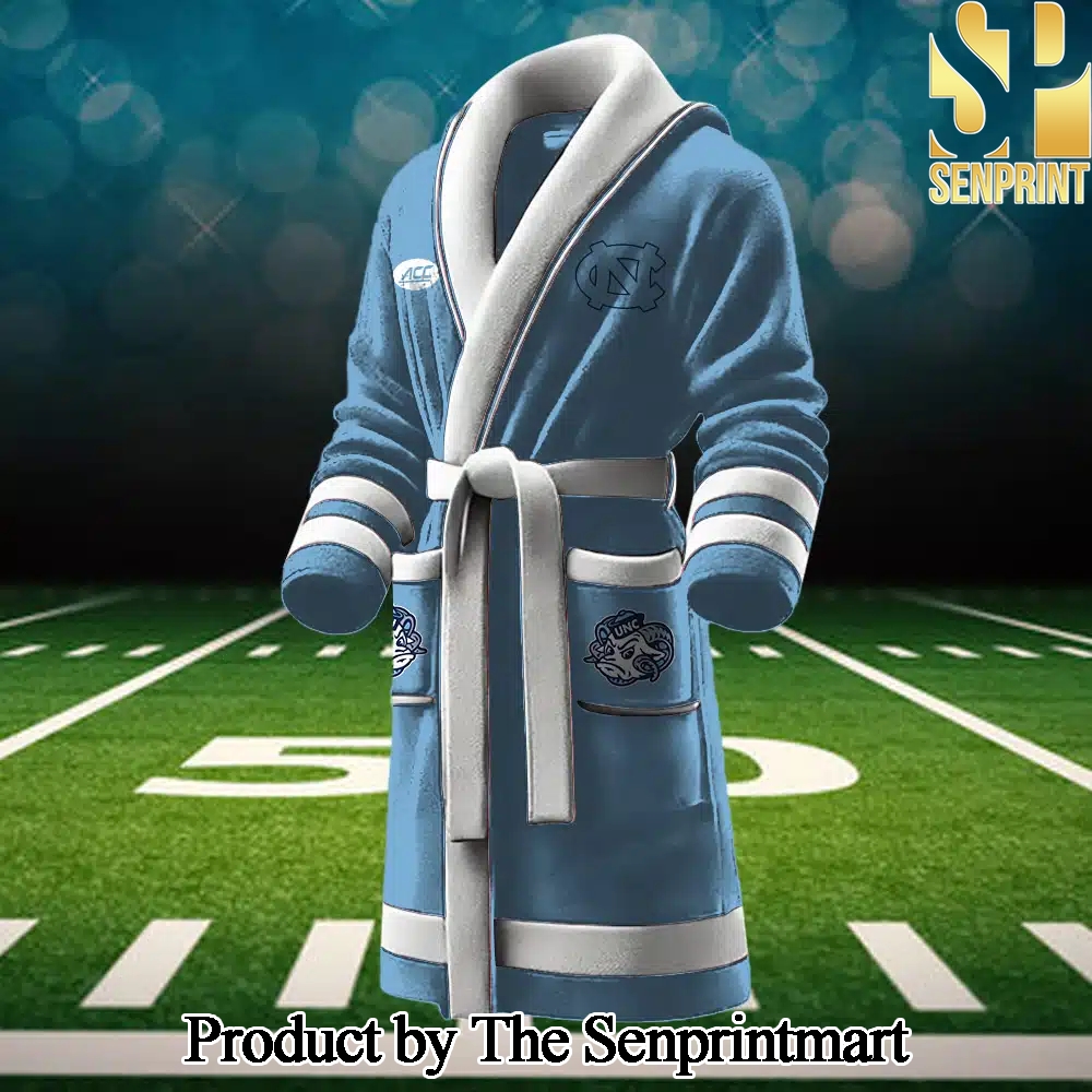 North Carolina Tar Heels Gift Ideas Full Printing Bathrobe SEN2292