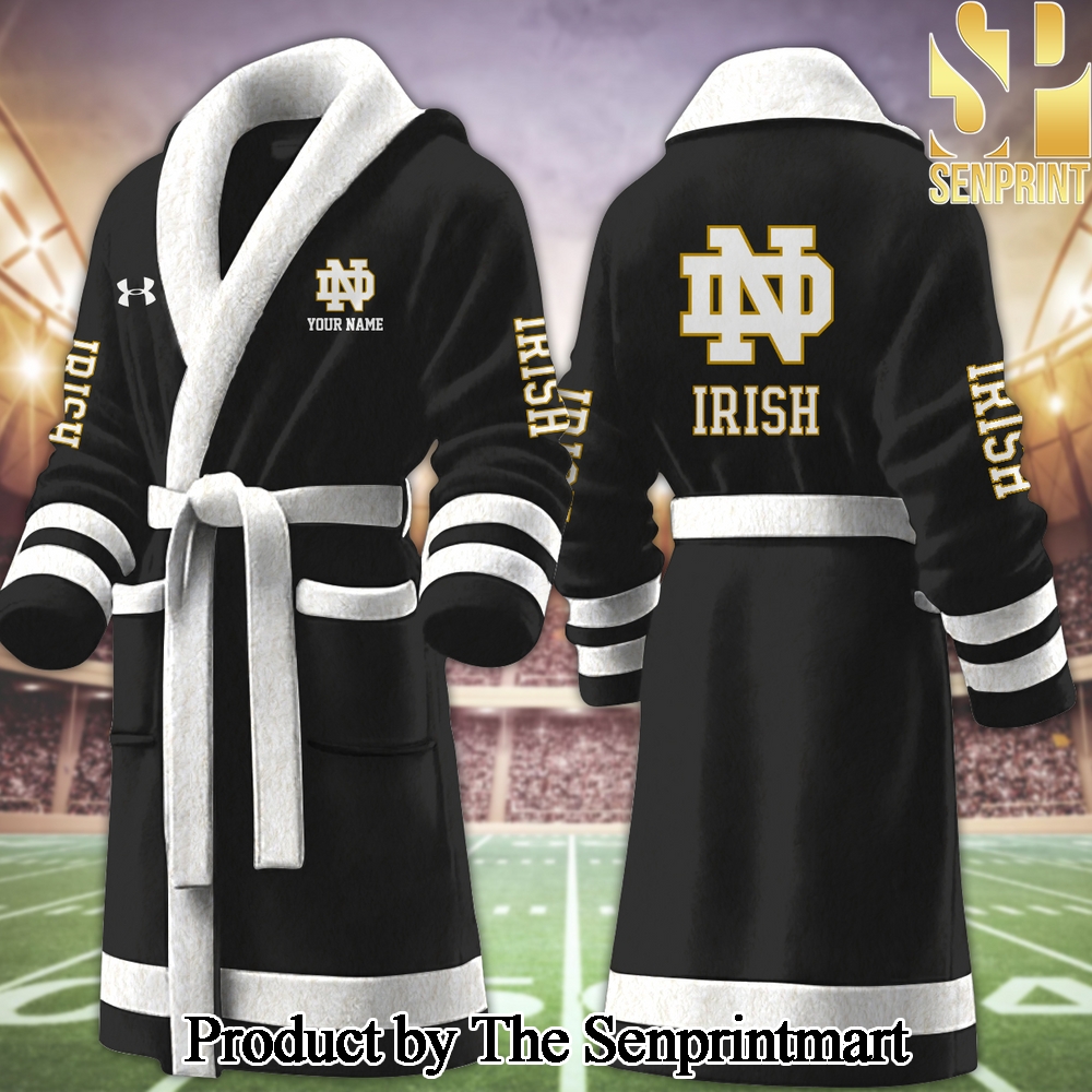 Notre Dame Fighting Irish For Sport Fans 3D Bathrobe SEN2260