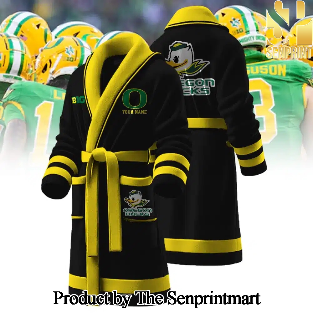 Oregon Ducks For Fan All Over Print Bathrobe SEN2288