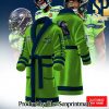 Seattle Seahawks Pattern All Over Printed Bathrobe SEN2315