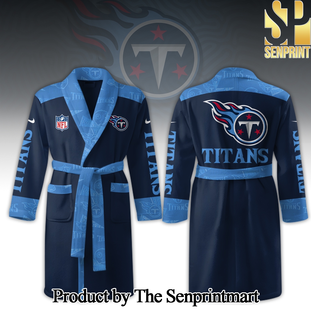 Tennessee Titans For Fans Full Printing Bathrobe SEN2342