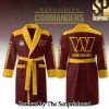 Washington Commanders For Sport Fan All Over Printed Bathrobe