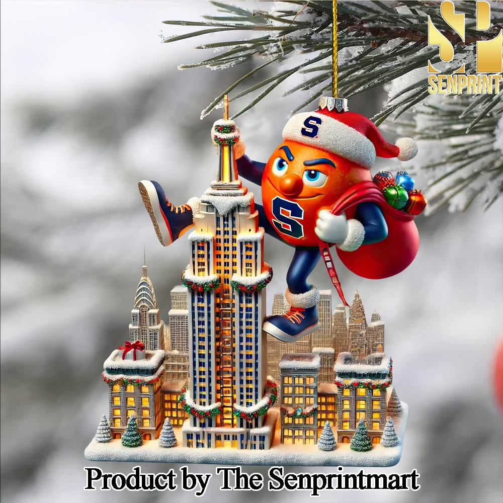 Syracuse Orange For Fan All Over Print Christmas Figurine Ornaments SEN1438