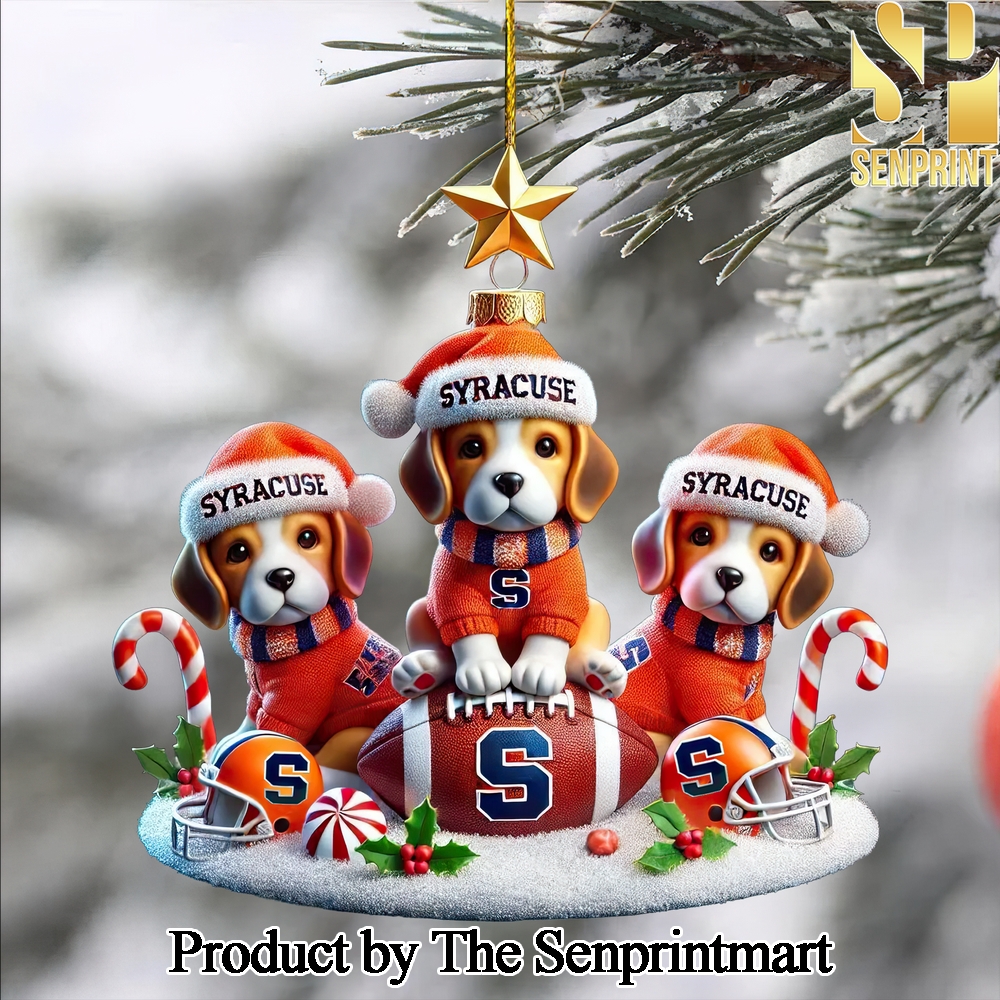 Syracuse Orange For Fan All Over Printed Christmas Figurine Ornaments SEN1440