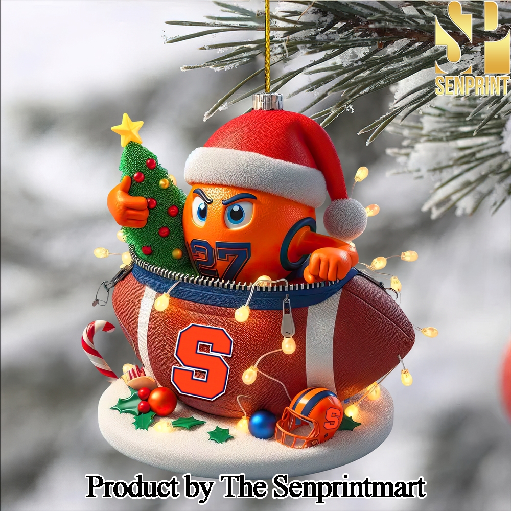 Syracuse Orange For Fans Full Printed Christmas Figurine Ornaments SEN1437