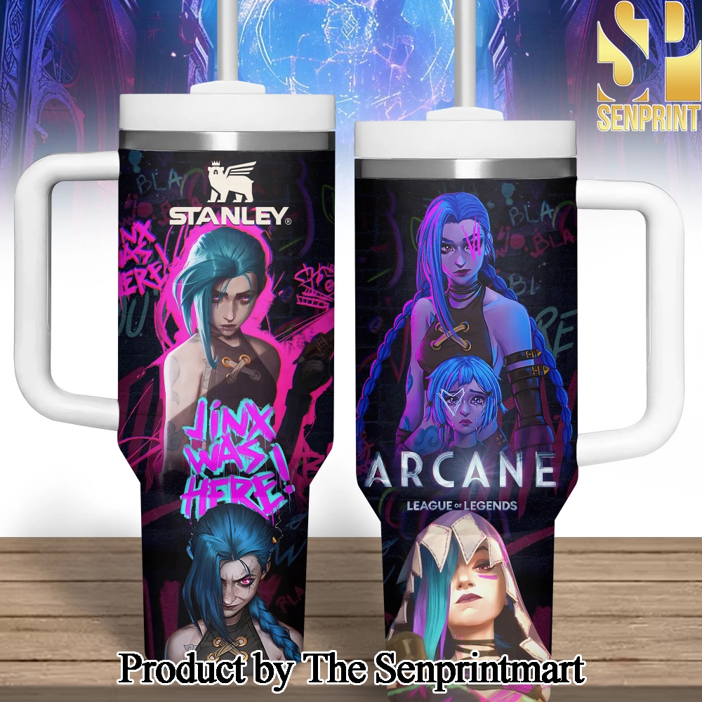 Arcane Jinx Was Here For Fans All Over Printed Tumbler SEN2415