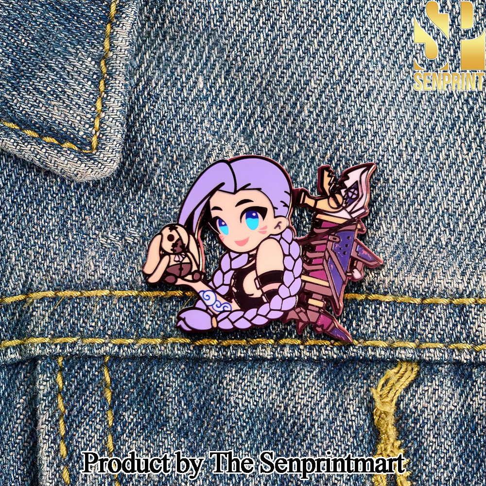 Arcane Movie Jinx For Fans All Over Print Enamel Pin SEN2422