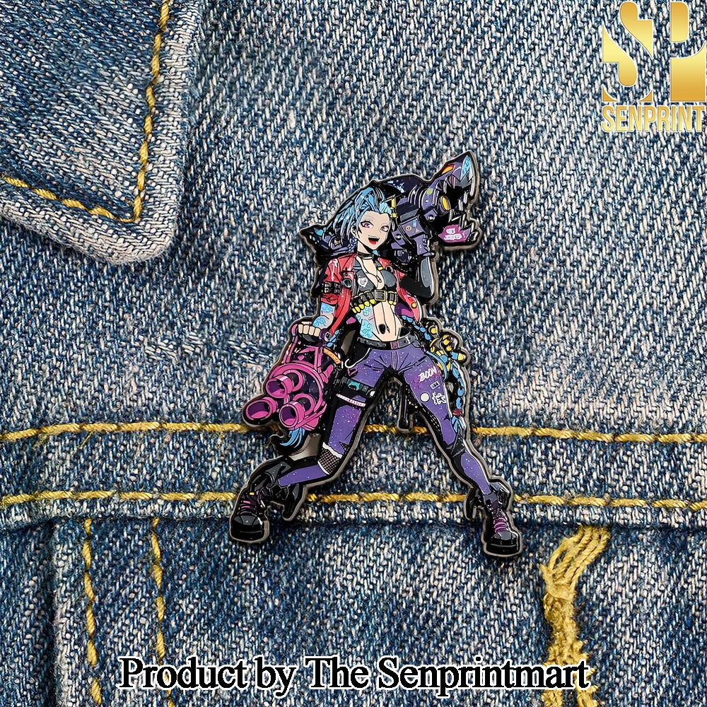 Arcane Movie Jinx For Fans Full Printing Enamel Pin SEN2419