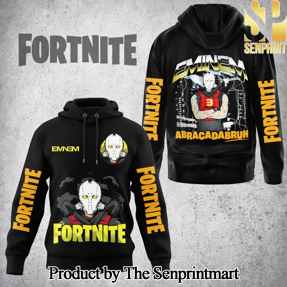 Fortnite x Eminem For Fans Full Printing Shirt SEN2412