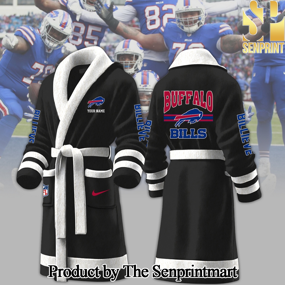 Buffalo Bills Casual Full Printing Bathrobe SEN2247