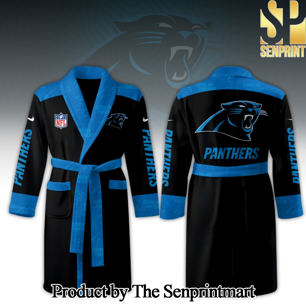 Carolina Panthers For Sport Fans All Over Print Bathrobe SEN2323