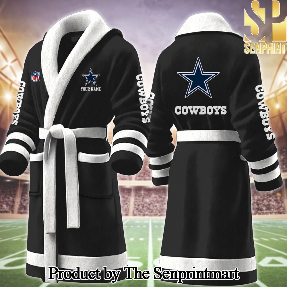 Dallas Cowboys All Over Print Unisex Bathrobe SEN2280