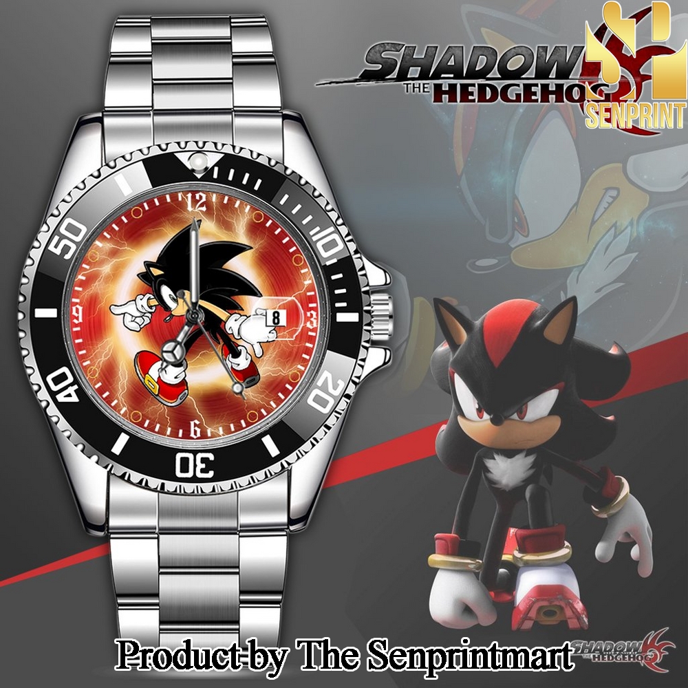 Sonic the Hedgehog Shadow the Hedgehog Special Watch Silver 2024 SEN2618