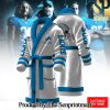 Detroit Lions Pattern Full Print Bathrobe SEN2311