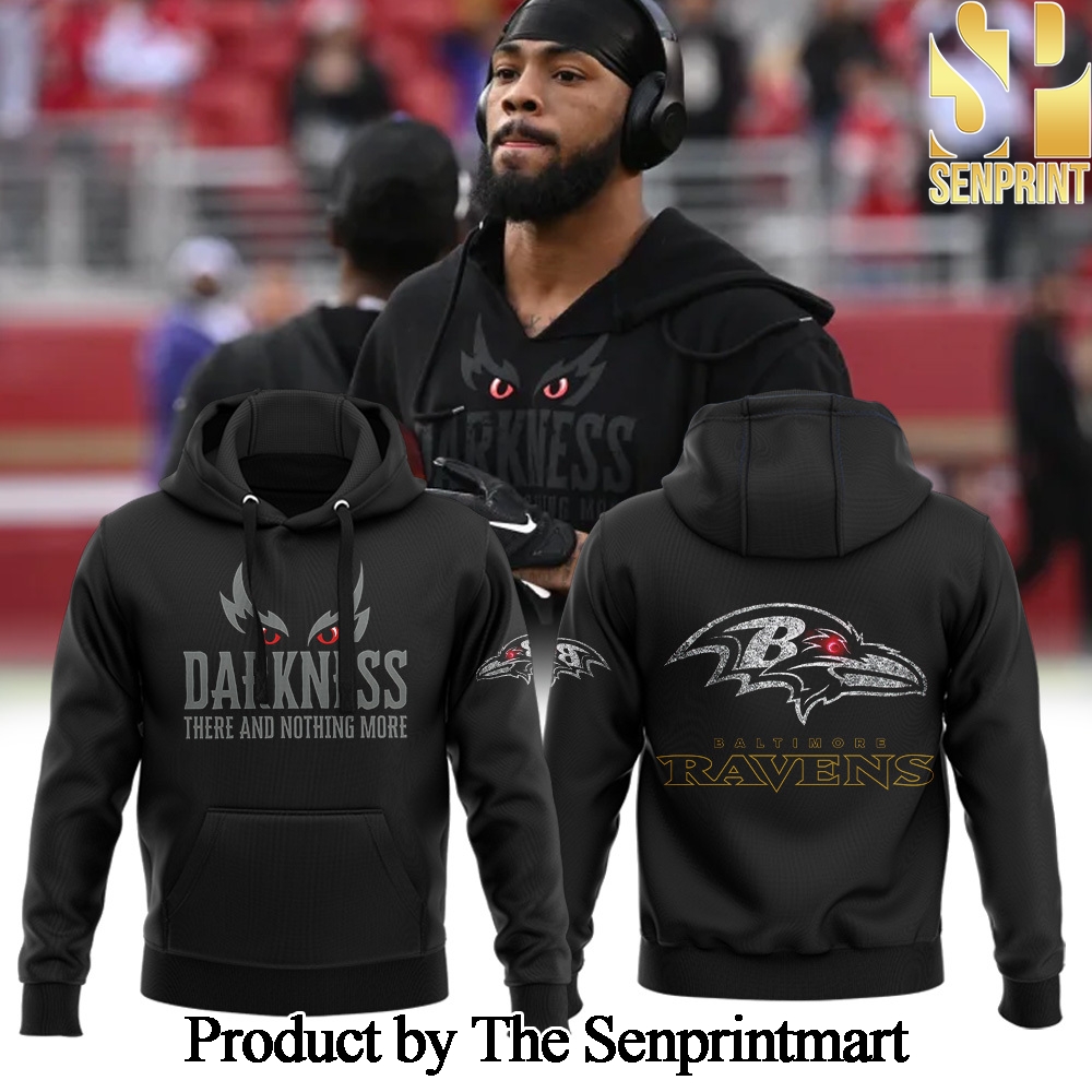 Baltimore Ravens Darkness For Sport Fans 3D Hoodie Set SEN2735