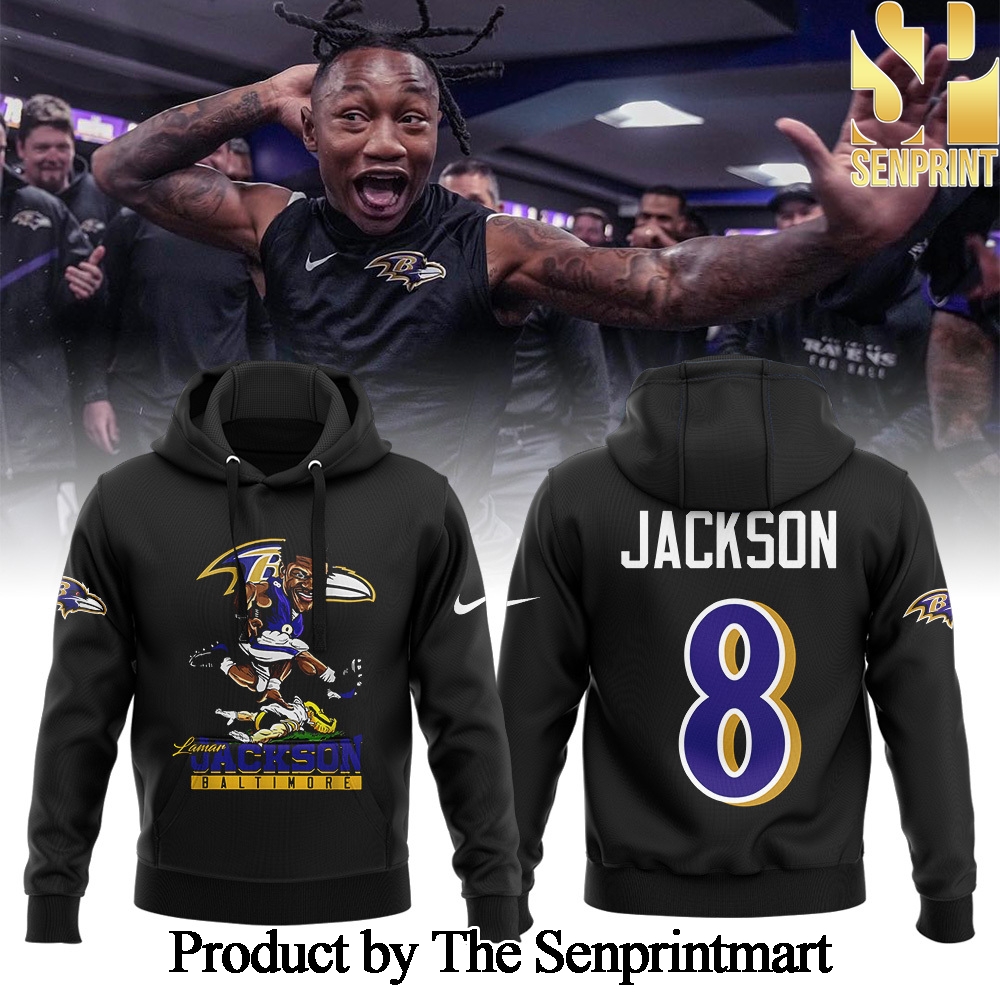 Baltimore Ravens Lamar Jackson For Sport Fans 3D Hoodie Set SEN2720