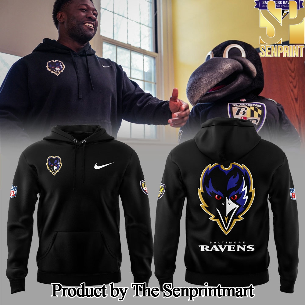 Baltimore Ravens New Hooodie Version For Sport Fans 3D Hoodie Set SEN2716