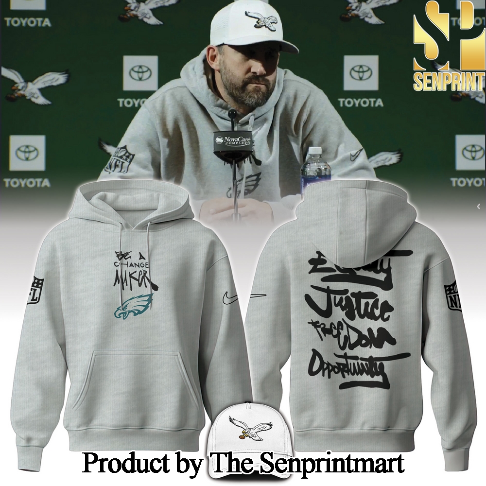 Philadelphia Eagles Inspire Change Changemaker For Fans Full Printed Hoodie SEN2739