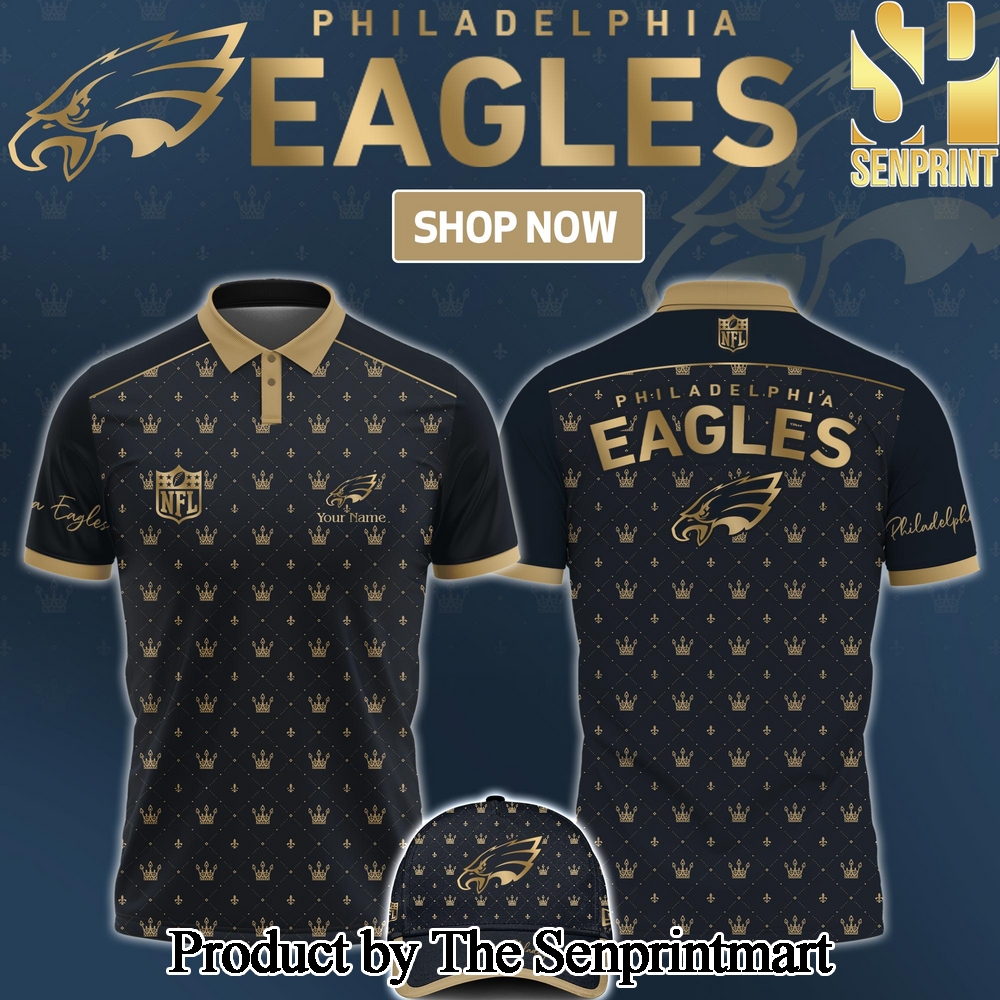 Philadelphia Eagles NFL For Sport Fans All Over Printed Polo SEN2755