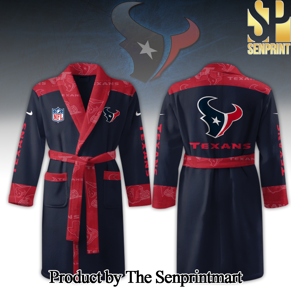 Houston Texans For Sport Fans 3D Bathrobe SEN2317