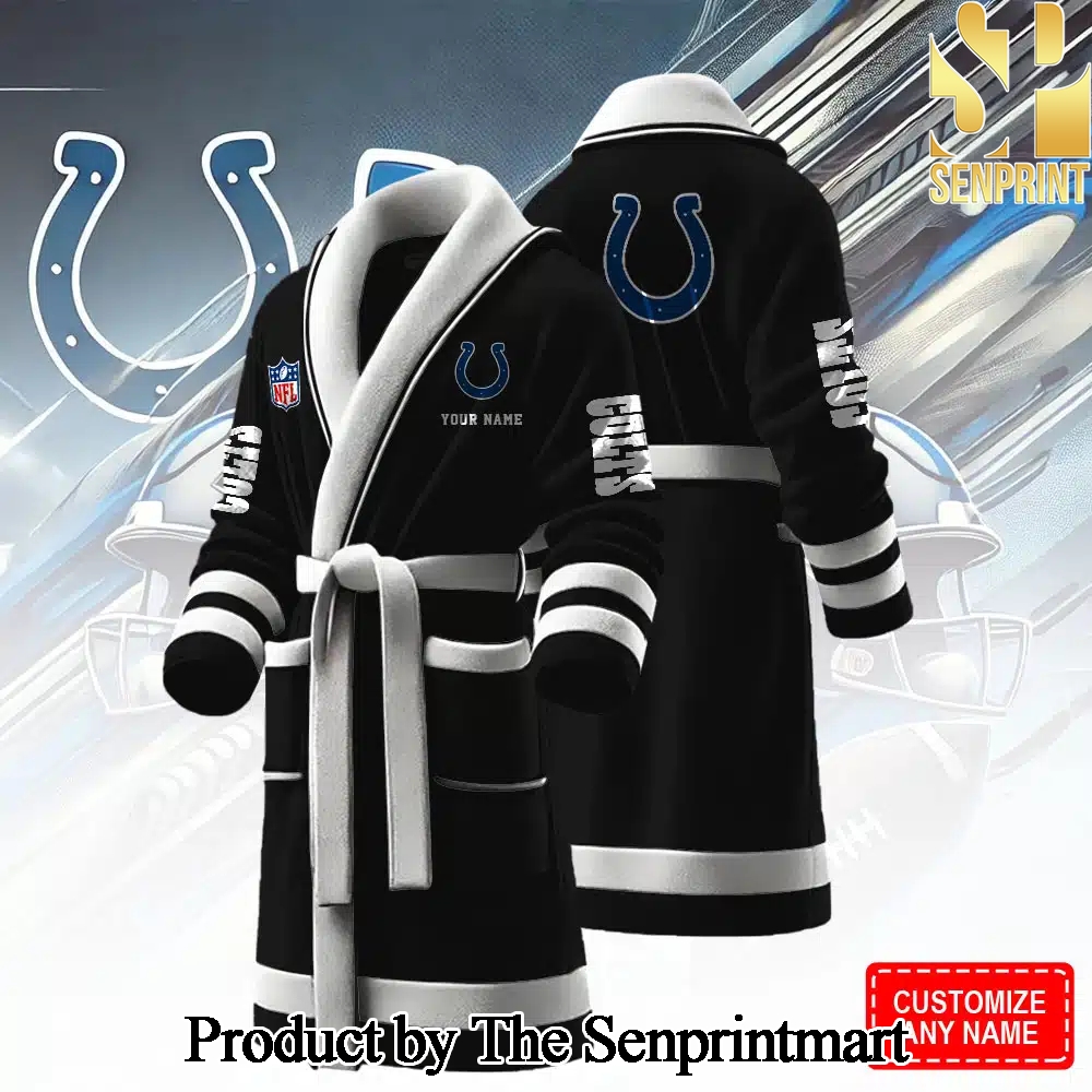 Indianapolis Colts For Sport Fan All Over Printed Bathrobe