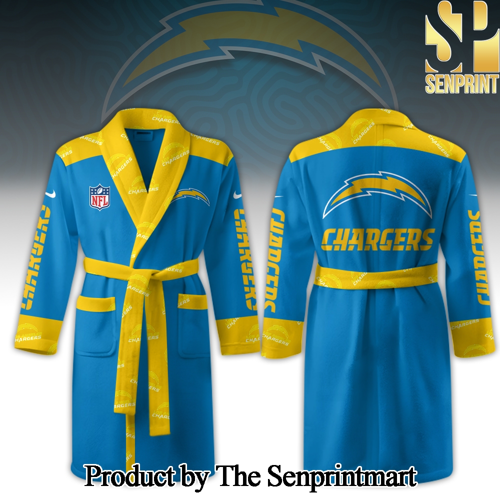 Los Angeles Chargers Unisex All Over Print Bathrobe SEN2332