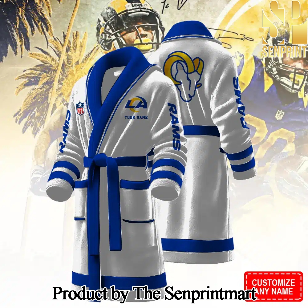 Los Angeles Rams For Sport Fans All Over Printed Bathrobe