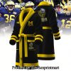 Michigan Wolverines Gift Ideas Full Print Bathrobe SEN2293