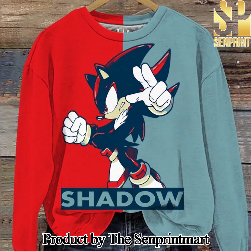 Shadow The Hedgehog Gift Ideas All Over Printed Sweatshirt SEN2995