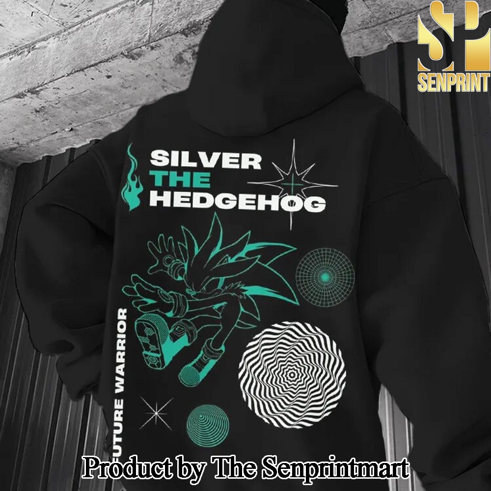 Silver The Hedgehog For Fans 3D Print Hooded Sweatshirt SEN2920