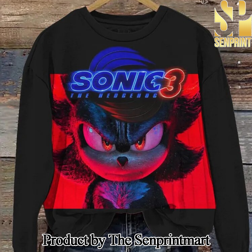 The Hedgehog Movie Inspired Gift Ideas All Over Printed Sweatshirt SEN2969