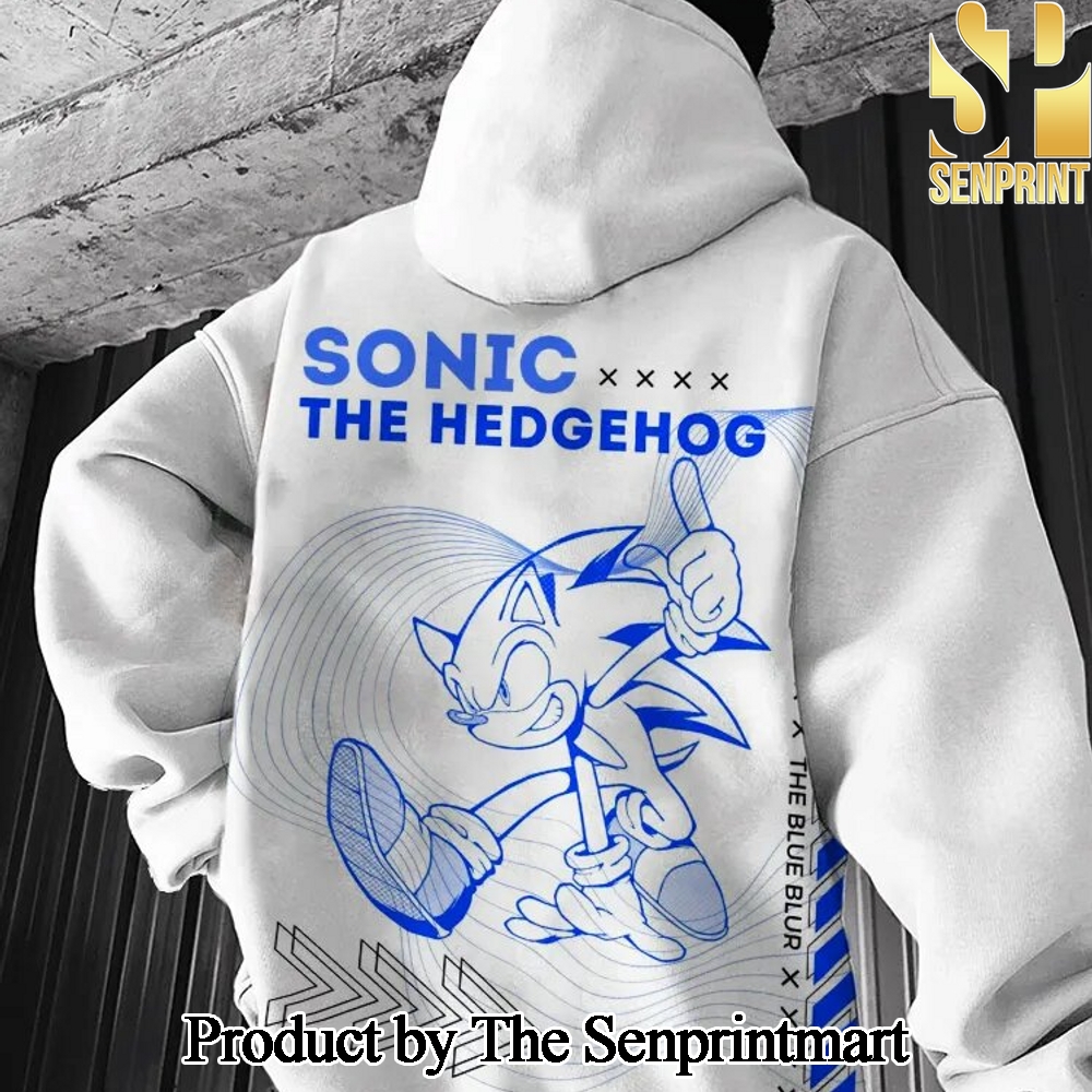 The Hedgehog Y2k For Fans Full Printed Hoodie SEN2919