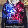 Anime Hedgehog Movie Inspired Gift Ideas All Over Printed Sweatshirt SEN2992